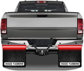 img 3 attached to 🚗 Rock Tamers RT240 Система защиты от грязи: Улучшена со светодиодными световыми панелями для повышенной видимости - Черная версия