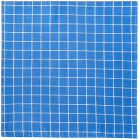 img 2 attached to Retreez Cotton Checked Handkerchiefs Hankie