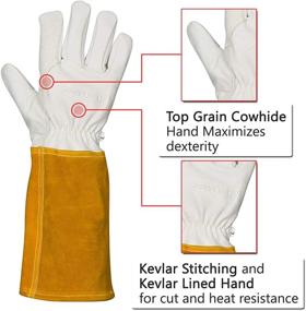 img 2 attached to Durable Kevlar Welding Gloves: Explore Various Sizes for Enhanced Safety