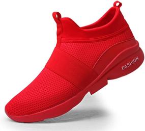 img 4 attached to 🏃 Breathable Athletic Men's Shoes and Running Sneakers by SKDOIUL