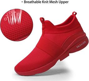 img 3 attached to 🏃 Breathable Athletic Men's Shoes and Running Sneakers by SKDOIUL