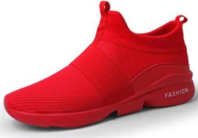 img 2 attached to 🏃 Breathable Athletic Men's Shoes and Running Sneakers by SKDOIUL