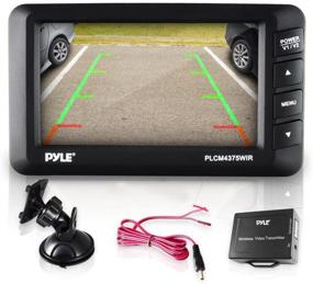 img 3 attached to 📷 Wireless Rear View Backup Camera - 4.3” LCD Monitor with Distance Scale Lines - Parking/Reverse Assist - Adjustable Slim Bar Cam - Marine Grade Waterproof - Night Vision LEDs - Pyle PLCM4375WIR_0