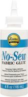 aleene's 15626 no-sew fabric glue, multicolor, 4 oz. logo