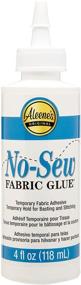 img 4 attached to Aleene's 15626 No-Sew Fabric Glue, Multicolor, 4 oz.