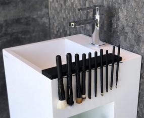 img 3 attached to 🖌️ Maximize Storage Space with the Makeup Brush Drying Rack Space Saver