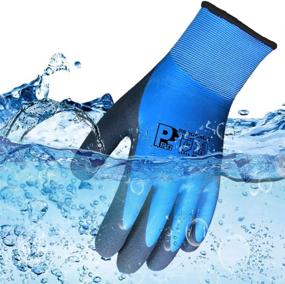 img 1 attached to 🧤 Hanhelp Waterproof Safety Gloves - Enhanced Dexterity for Multi-purpose Use