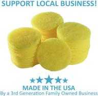 🧽 25 pack ceramatop dot ceramic & glass scrubber sponge – ergonomic scrubbing sponge – non-stick, cooktops, countertops, pots, pans, & dishes - deep cleaning, scratch free - made in usa logo