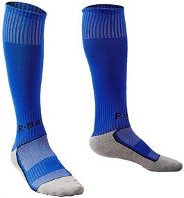 img 2 attached to 🧦 Clootess Knee High Cotton Soccer Socks for Kids, Youth, and Adults - Football Sock for Boys and Girls with Towel Bottom