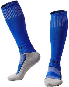img 3 attached to 🧦 Clootess Knee High Cotton Soccer Socks for Kids, Youth, and Adults - Football Sock for Boys and Girls with Towel Bottom
