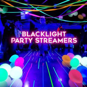 img 1 attached to Glow King 8 Pack Blacklight Streamers