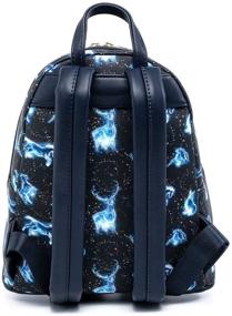 img 1 attached to Loungefly Harry Potter Expecto Patronus Women's Shoulder Bag Purse - All Over Print, Double Strap Design