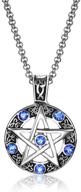 pentagram pentacle necklace stainless pendant girls' jewelry logo