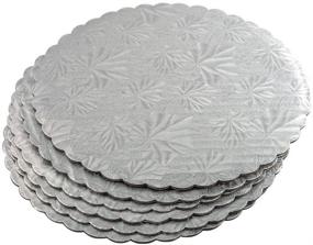 img 2 attached to Silver Scalloped Edge Cake Boards