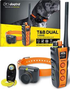 img 1 attached to 🐶 Dogtra T&B Dual Dial Dog Remote Training and Beeper Collar - Long Range, Waterproof, Rechargeable - Ideal for Upland Hunting, Locate & Train - Includes PetsTEK Trainer Clicker