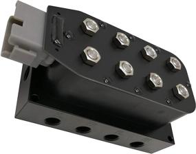 img 3 attached to High-Performance 4 Corner Solenoid Valve Air Ride Manifold for 4 Air Bag Suspension: 10ft Wired Controller with 7-Switch Remote Ports (1/4 NPT Ports)