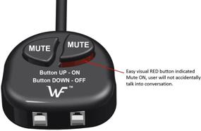 img 1 attached to 🔌 Enhanced Phone Training Adapter: Y Splitter + Mute Button for Headset Compatibility with Nortel Meridican, Norstar, Avaya, Ashtra, Mitel, Polycom, Ge and Other IP Phones