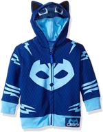 catboy pj masks hoodie with mask for boys - active wear logo