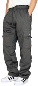 img 4 attached to DREAM USA Heavyweight Sweatpants Charcoal