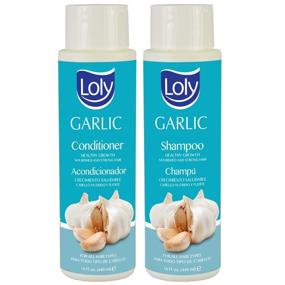 img 1 attached to 🧄 Loly Garlic Shampoo + Conditioner 16 oz: Fragrance-Free Combo for Effective Hair Care