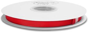 img 2 attached to Humphrey's Craft 3/8 Inch Red Double Faced Satin Ribbon - 50 Yards | Variety of Colors for Crafts, Gift Wrapping, DIY Bows, Bouquet Decoration, Sewing, Christmas Tree, Wedding, Invitation Cards | Enhanced SEO