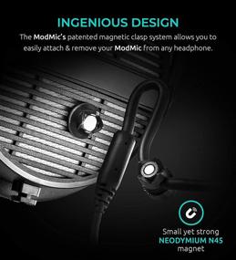 img 2 attached to 🎙️ Antlion Audio ModMic USB - Premium Noise-Cancelling Microphone with Mute Switch - Compatible with Mac, Windows PC, PlayStation 4, and Beyond