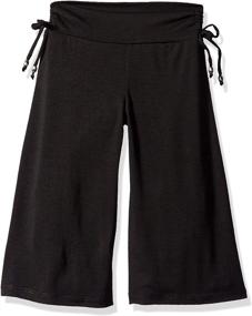 img 1 attached to Amy Byer Girls Medium Gaucho Pants & Capris for Girls' Clothing
