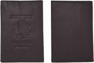 🛂 genuine cowhide leather rfid blocking passport travel accessories: ultimate passport covers логотип