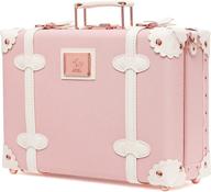 👑 exquisite leather vintage cosmetic suitcase: a princess's delight for traveling in style! логотип