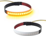 🏍️ adjustable led fork turn signal light strip for motorbikes with 45mm-70mm forks - nthreeauto logo