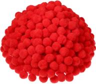 🎨 2000 pieces 0.5 inch pom poms arts and crafts pom poms balls for diy crafts and hobbies (white, fruit green, red) logo