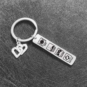 img 2 attached to Enthusiast Jewelry Console Keychain Keyring