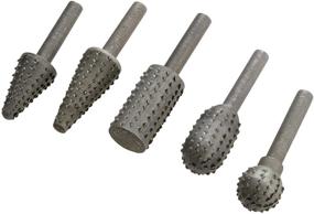 img 1 attached to 🔪 Efficiently Shape and Carve with Steelex D2257 Rotary Rasp Set - 5-Piece