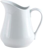 🥛 hic creamer pitcher porcelain - 16 oz logo