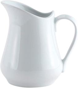 img 3 attached to 🥛 HIC Creamer Pitcher Porcelain - 16 oz