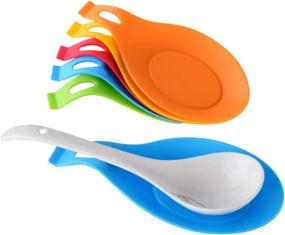 img 4 attached to Silicone Resistant Kitchen Utensil Colorful