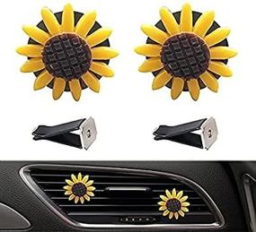 img 3 attached to 🚗 2-Pack Cute Car Air Freshener Vent Clip - Exquisite Car Interior Decoration - Female-Friendly Ventilation Clip Air Freshener Series