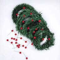 km xchun garland christmas decorations berries logo