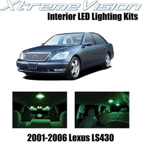 img 4 attached to XtremeVision Лампы салона LED для Lexus LS430 2001-2006 (9 штук) Зеленый набор ламп LED для салона Инструмент для установки