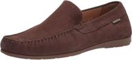 timeless style and comfort: mephisto men's algoras loafers in classic brown logo