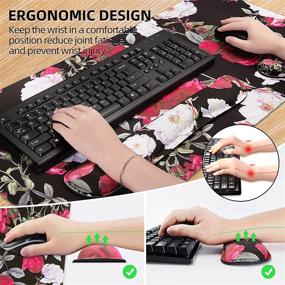 img 1 attached to 🖱️ Gaming Mouse Pad with Added Peripherals - 3-In-1 Computer Accessories for Ultimate Gaming Experience