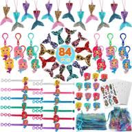 🧜 golray 84 pcs mermaid party favors: perfect goodie bag fillers for girls' mermaid birthday party supplies logo
