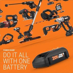 img 3 attached to 🌬️ WORX WX095L 20V Power Share 9" Беспроводной вентилятор: Ощутите комфорт беспроводного охлаждения