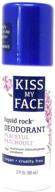 🌿 patchouli-scented kiss my face paraben free liquid rock roll-on deodorant - 3 oz - 2 pk: gentle and effective odor protection logo