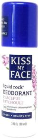 img 2 attached to 🌿 Patchouli-Scented Kiss My Face Paraben Free Liquid Rock Roll-On Deodorant - 3 oz - 2 pk: Gentle and Effective Odor Protection