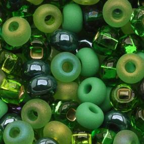 img 1 attached to 🍀 Irish Green Emerald: Exquisite Jablonex Czech Glass at its Finest