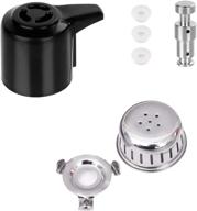 🔧 zylone steam release handle with original float valve replacement parts and 3 silicone caps - fits instant pot duo 3, 5, 6 qt and duo plus 3, 6 qt logo