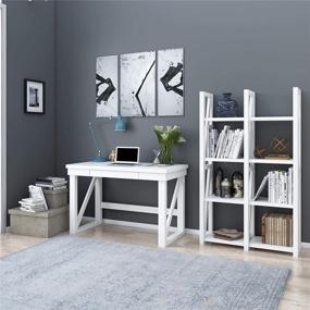 img 3 attached to 📚 Ameriwood Home Crestwood White Bookcase Room Divider: Enhancing Space and Functionality