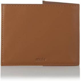 img 1 attached to 👜 Black Leather Lookout Mule Wallet