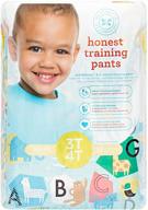 🐾 the honest honest animal abcs training pants, size 3t-4t, pack of 23 logo